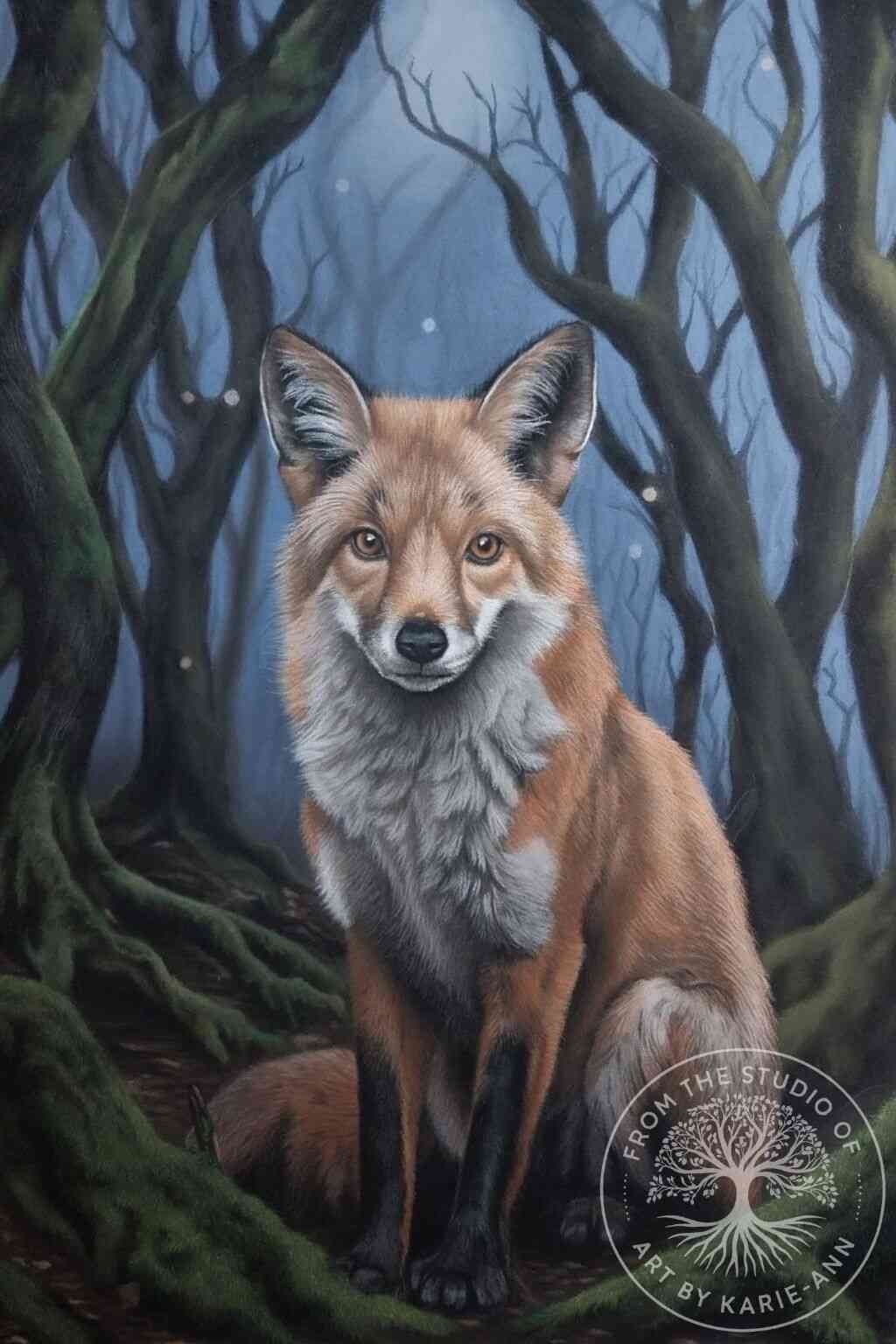fox artwork fine art prints