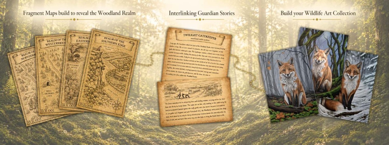 image showing in the Woodland Realm archive which build the story each month.