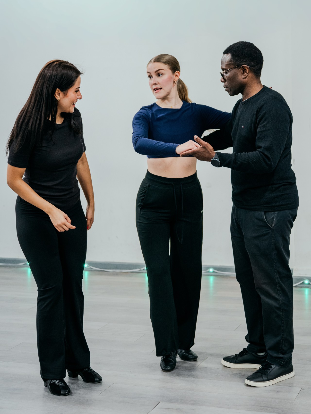 Man and Woman in a Private Salsa Lesson at Joel Salsa