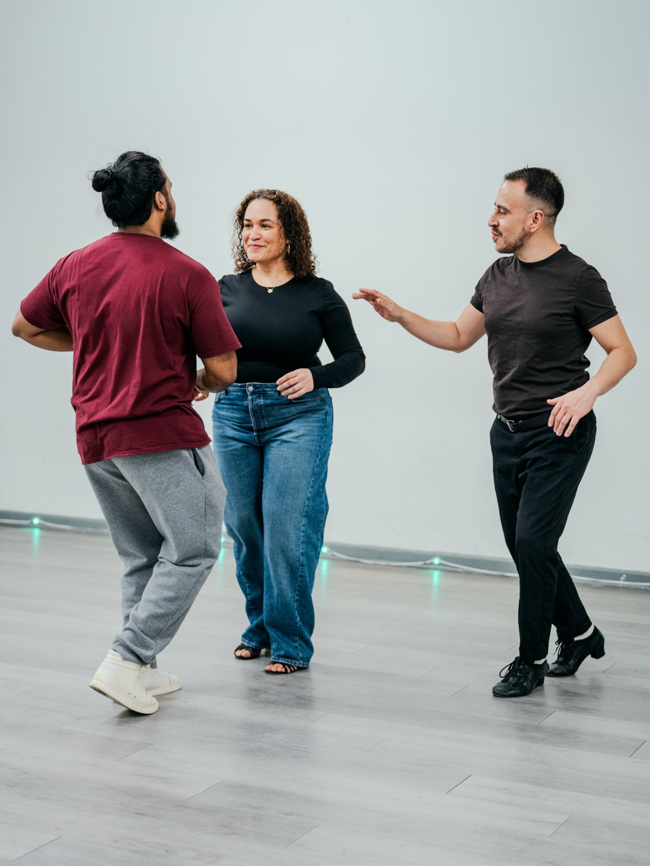 Man and Woman in a Private Salsa Lesson at Joel Salsa
