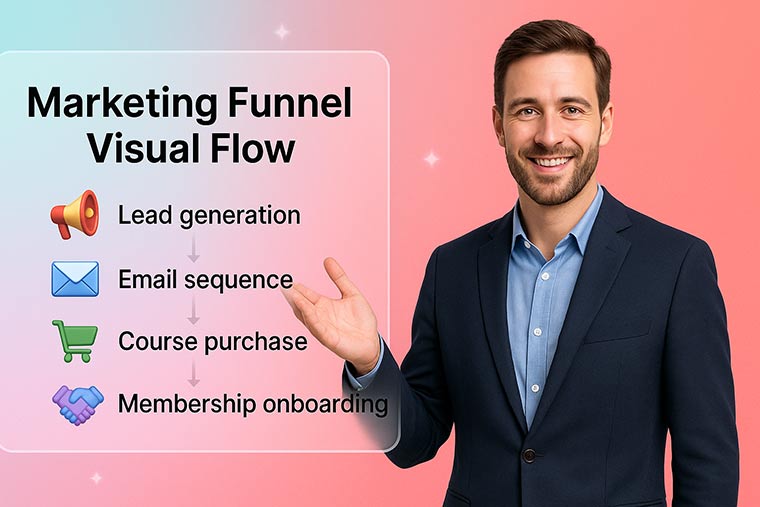 Marketing Funnels, Email, Automation — All Built In