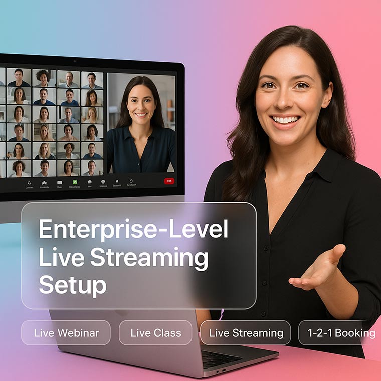Zenler has Enterprise Zoom Built in no extra subscriptions