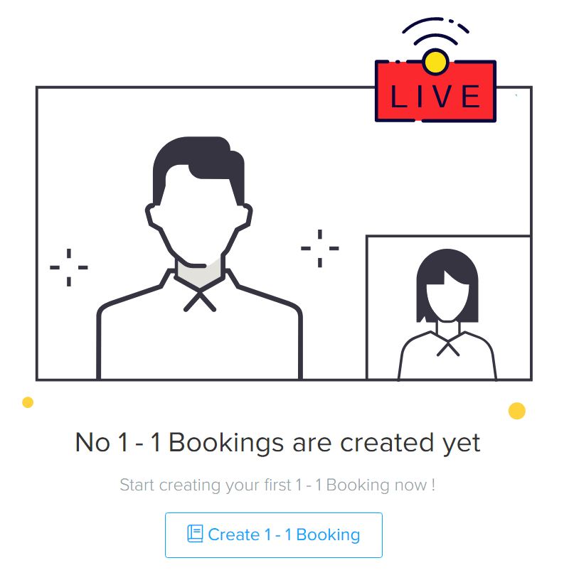 announcing 1-1 bookings feature