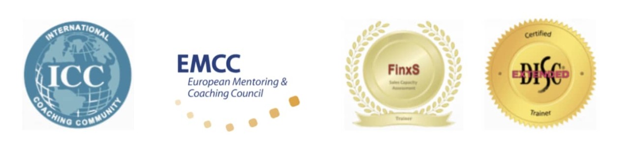 Certifieringar: ICC-coach, EMCC EQA, FinxS Feedback 360° och Extended DISC – Carita Juselius, internationellt certifierad coach och trainer