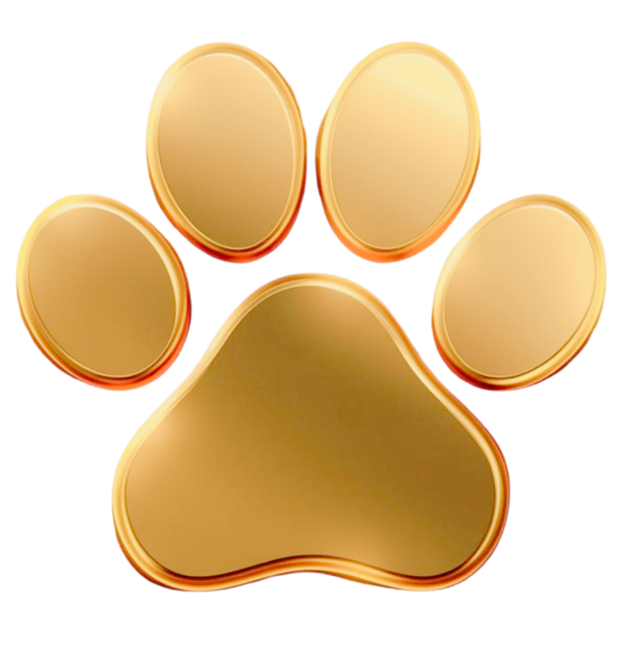 gold paw icon