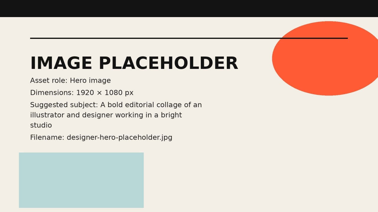 Editorial collage showing an illustrator and designer working in a creative studio
