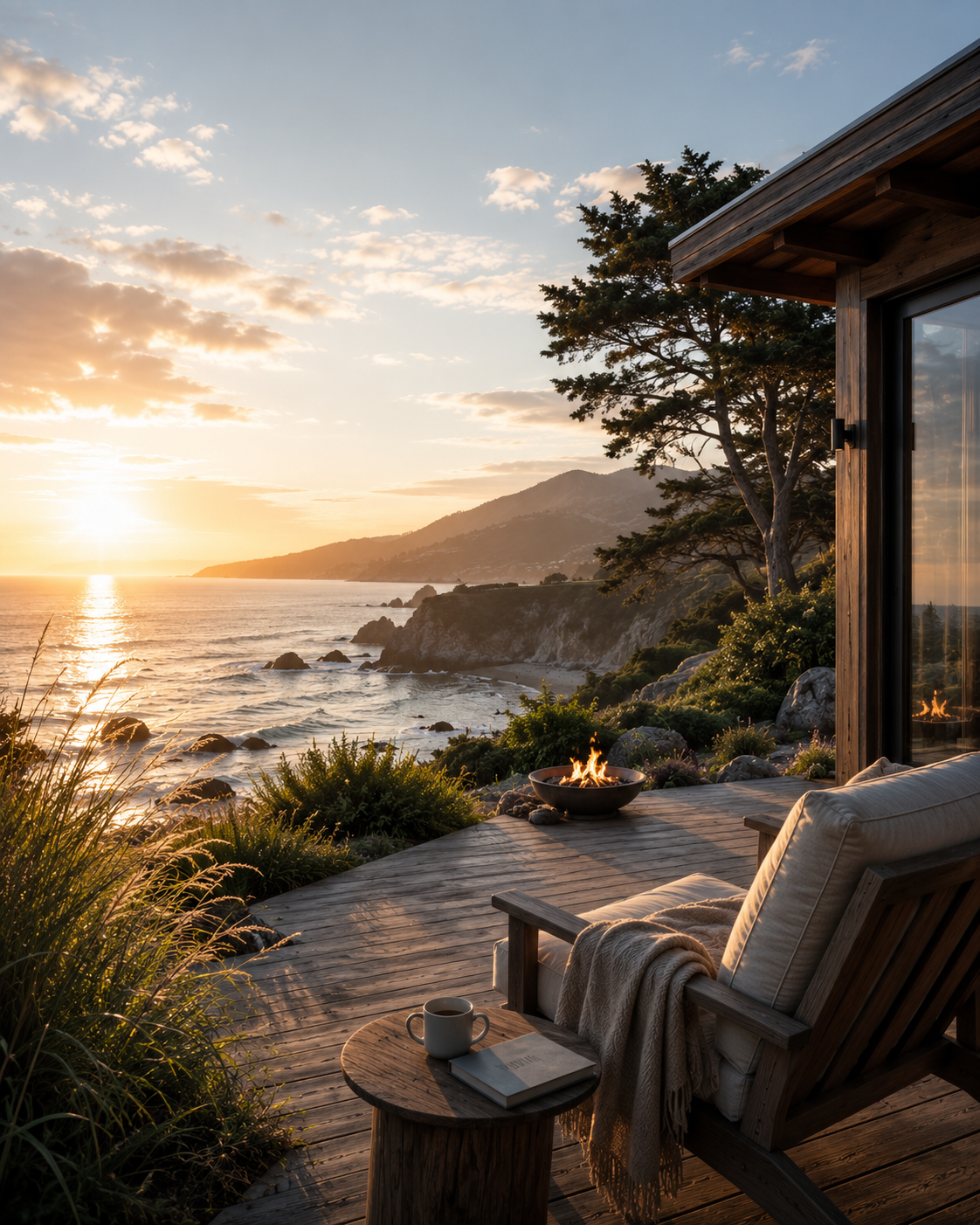 Calm coastal experience