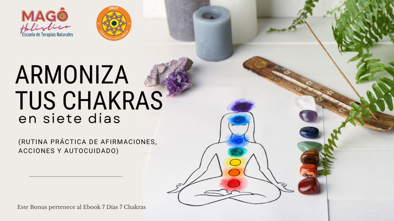 Armoniza tus 7 chakras en siete días con esta rutina práctica bonus-armoniza-tus-chakras-siete-dias-rutina-afirmaciones-acciones-autocuidado-ebook-mago-holistico-orot