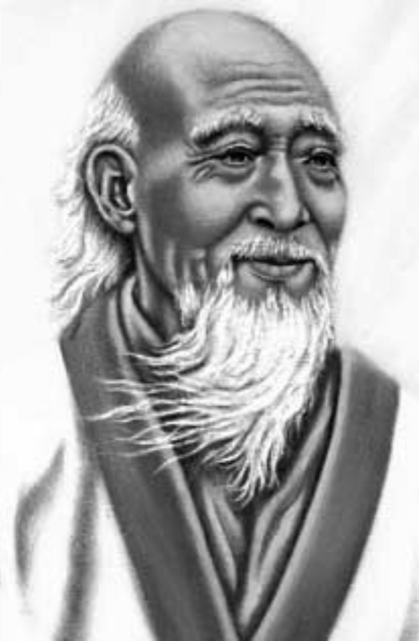 Lao-Tsé: La sabiduría ancestral para el equilibrio y la armonía en Mago Holístico Retrato del filósofo Lao-Tsé, símbolo de sabiduría ancestral, calma y equilibrio, inspirador de la filosofía holística