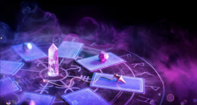 Explora la intuición y la sabiduría ancestral de la magia holística en tu camino de bienestar Herramientas esotéricas como péndulo, cristales, tarot y runas sobre una mesa mística, evocando la magia holística, la intuición y la sanación energética