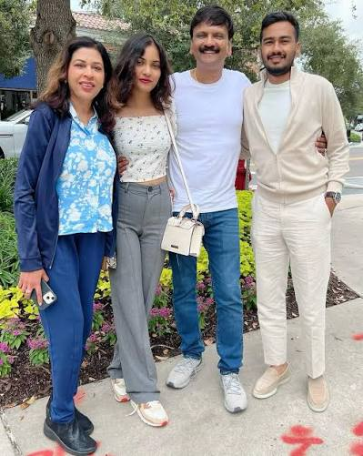 Evangelist Rambabu, Vinita Rambabu, Ankit Rambabu and Annika Rambabu