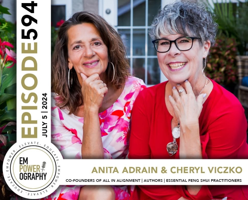Anita Adrain and Cheryl Viczko featured on the Empowerography Podcast with Brad Walsh