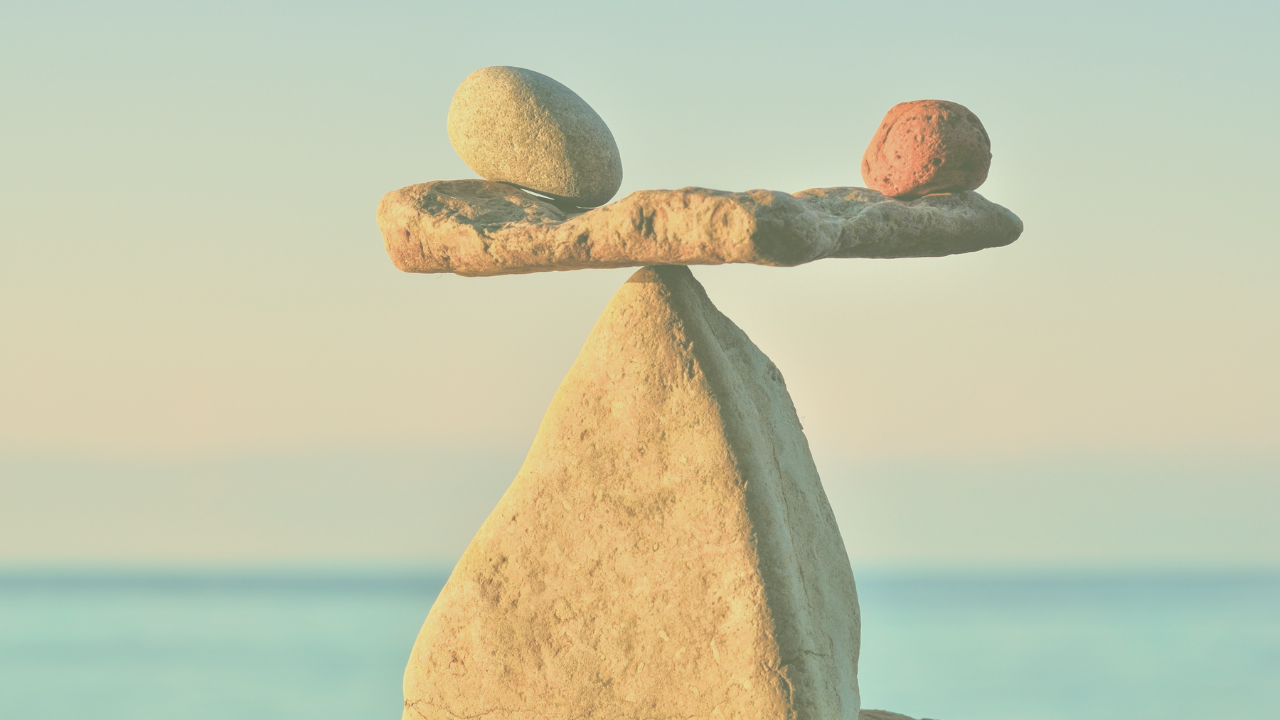 Rocks balancing