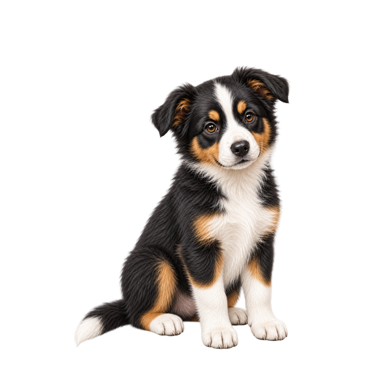 Happy young Border Collie puppy representing getting started with the Calm & Confident Puppy Course
