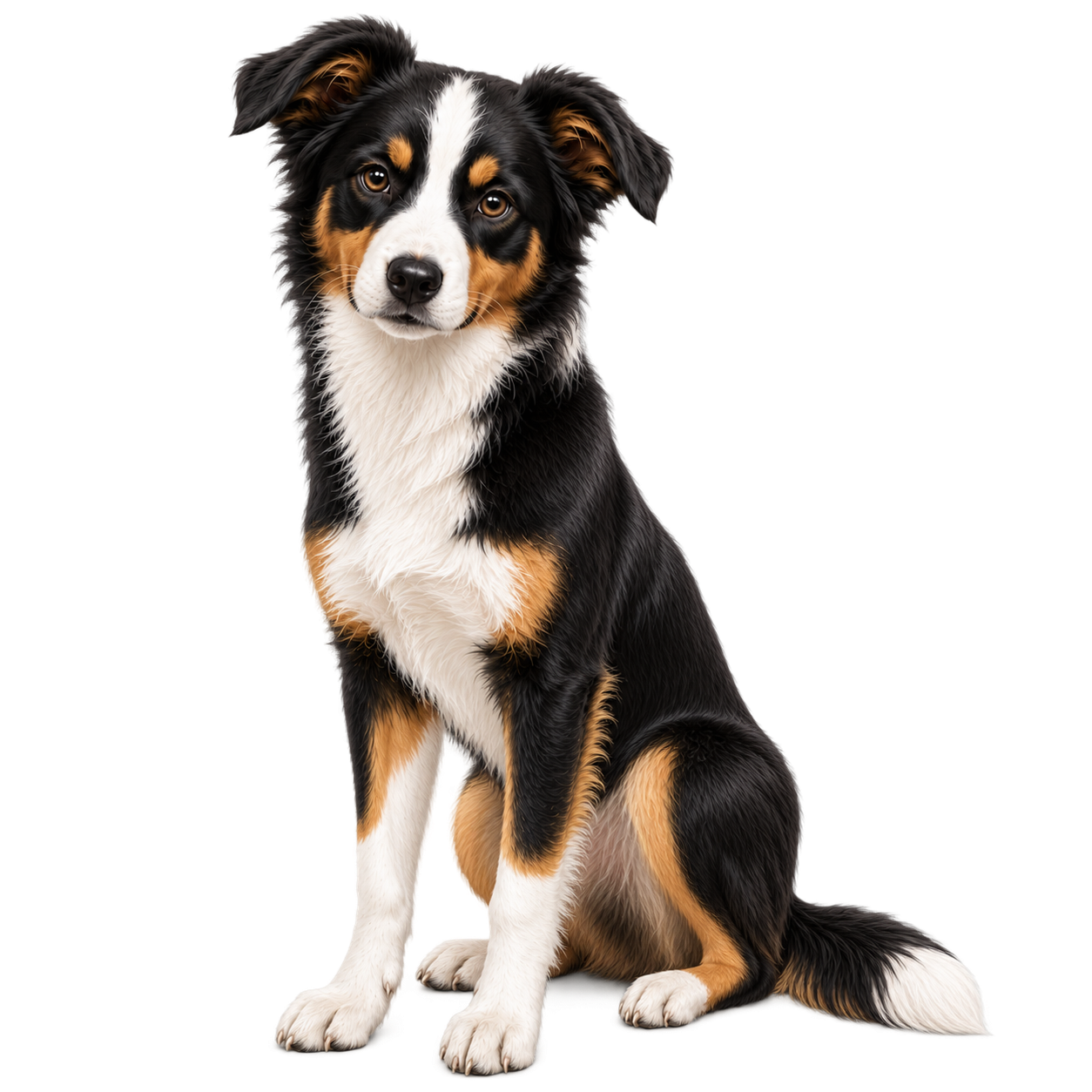 Happy adolescent Border Collie representing continued progress with Puppy Skills Progression