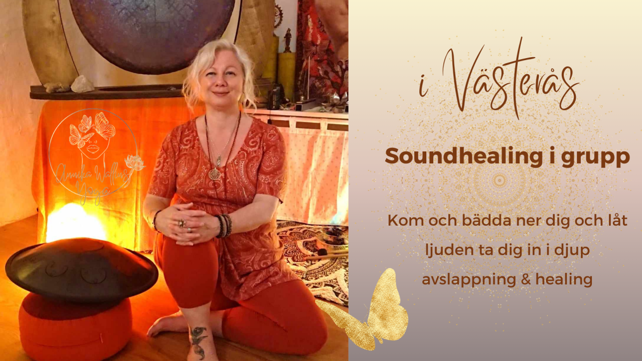 Soundhealing i grupp ljudbad i Västerås