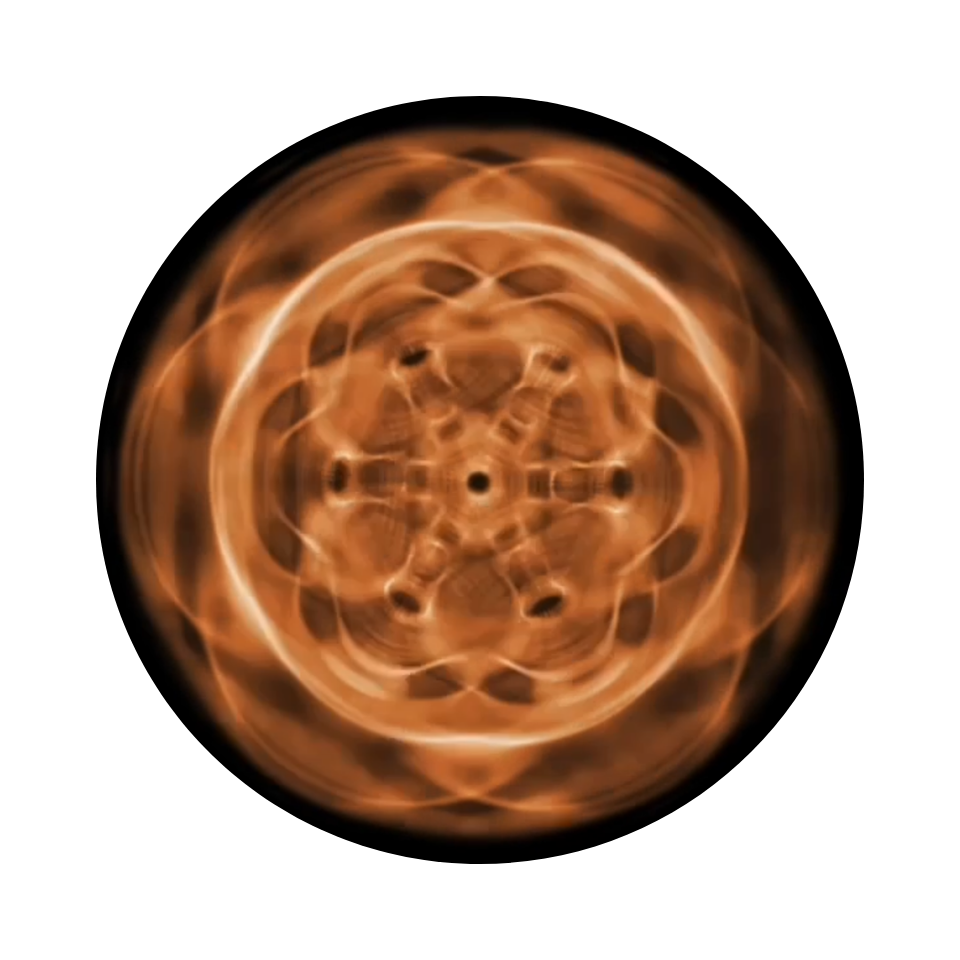 Bild på Annika Wallins röstfrekvens