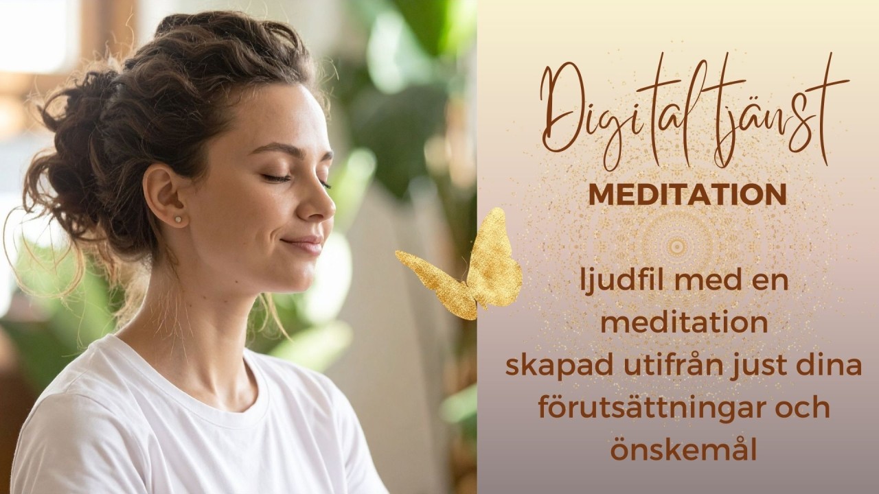 Kvinna som mediterar