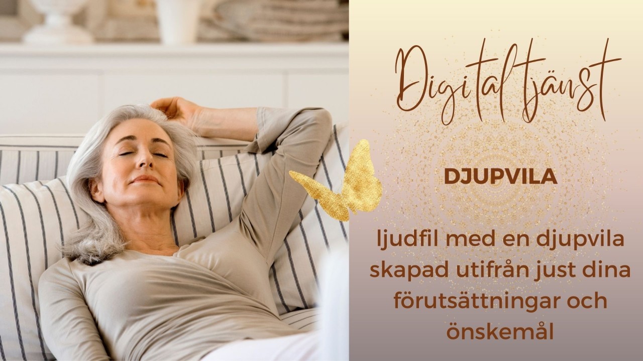 Kvinna sov vilar på en soffa