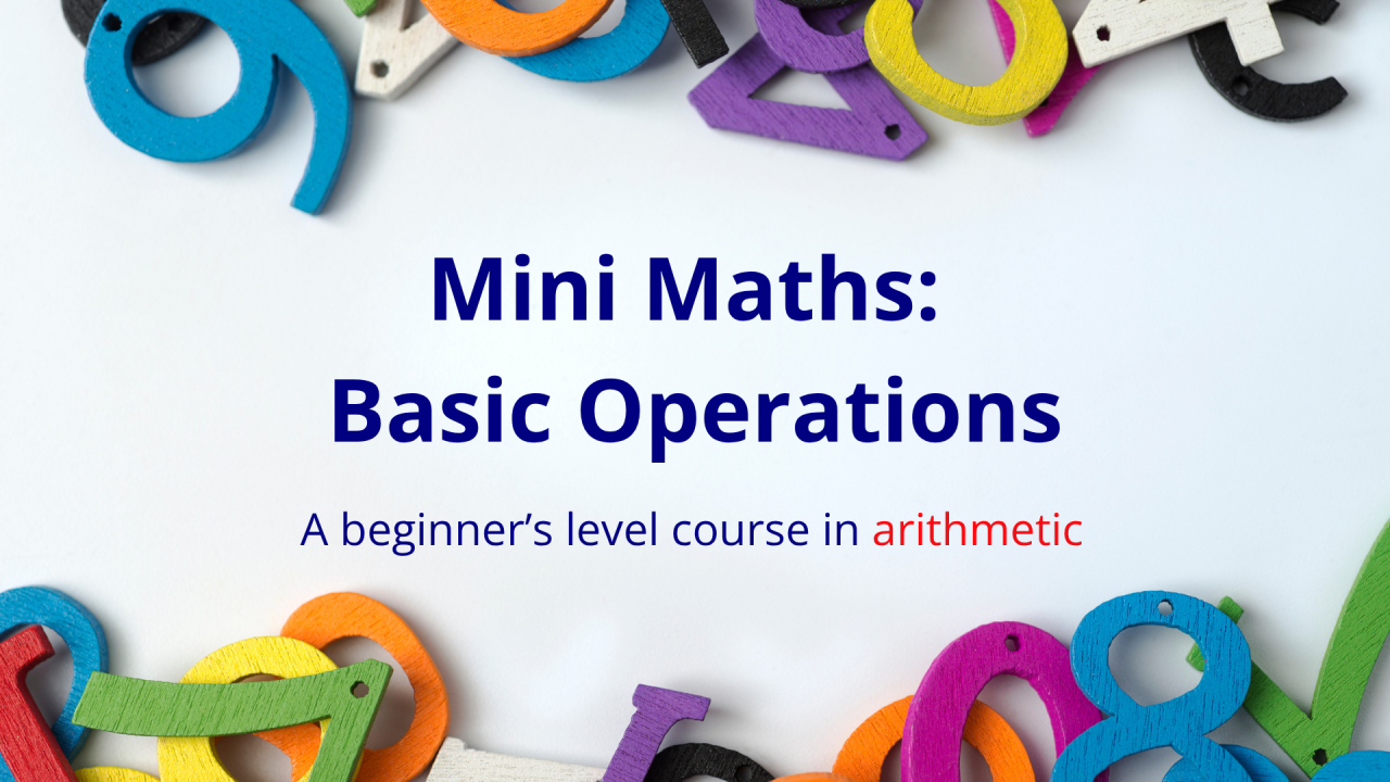 addition maths course for beginners