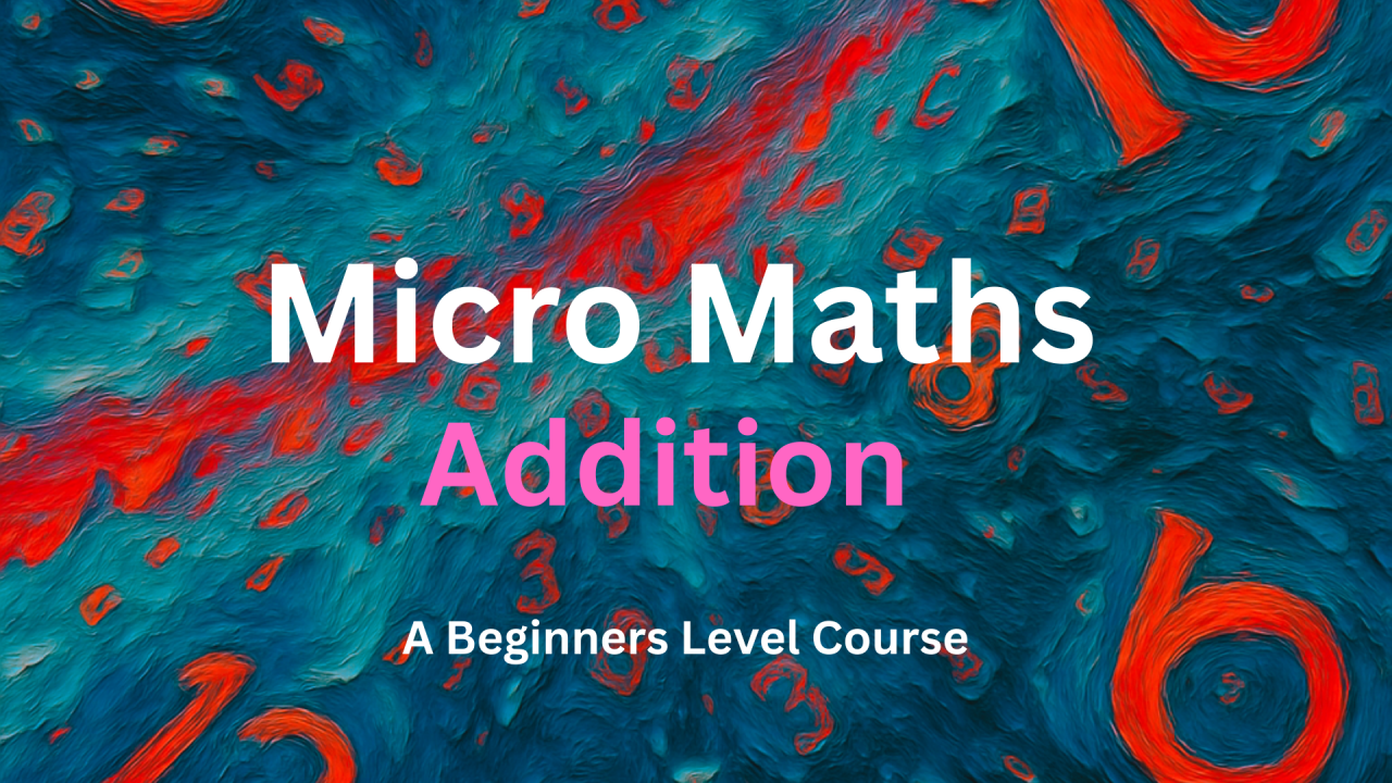 addition maths course for beginners
