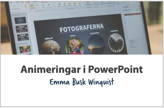 Animeringar i Powerpoint