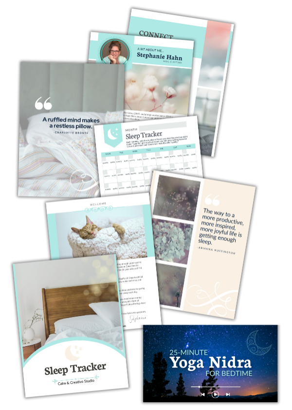 mock-up of Sleep Serenity mini bundle bonus