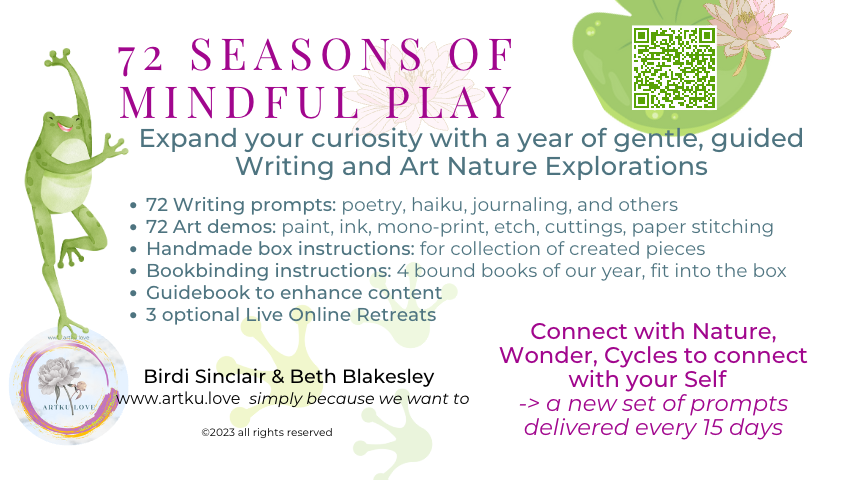 72 Seasons of mindful play - course banner - Birdi Sinclair