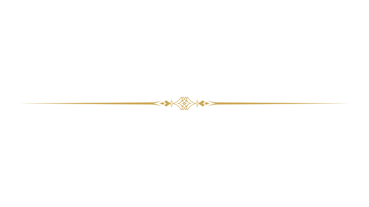 Gold Decorative divider