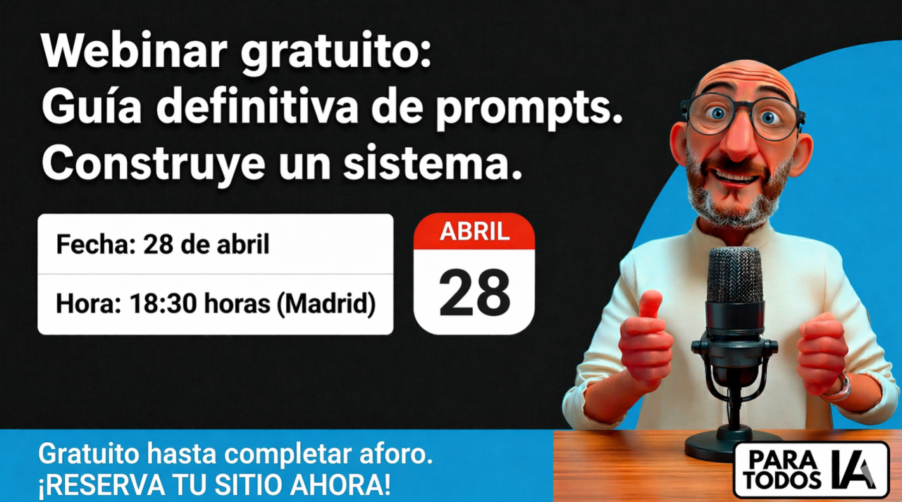 Promoción Webinar Vídeo IA