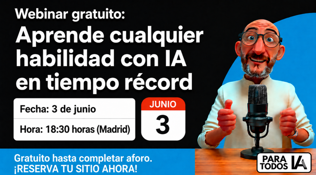 Promoción Webinar Vídeo IA