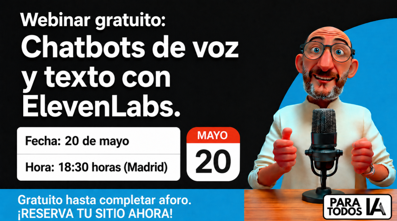 Promoción Webinar Vídeo IA