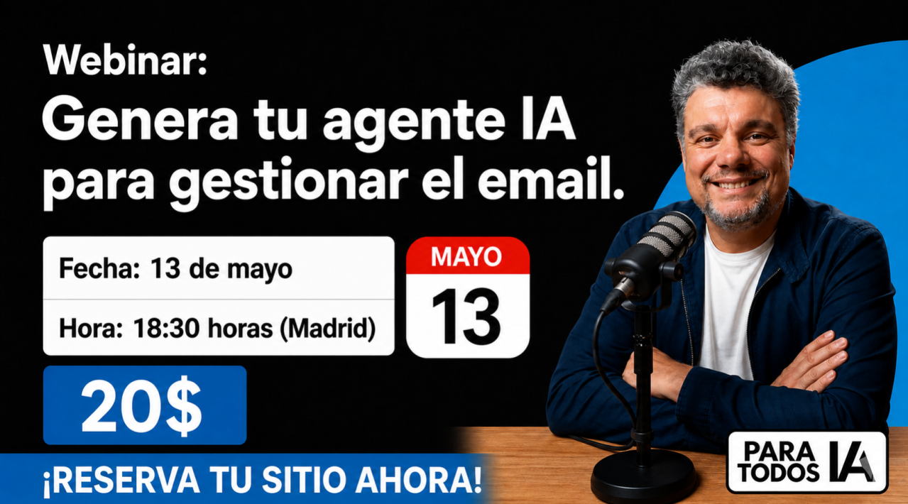Promoción Webinar Vídeo IA