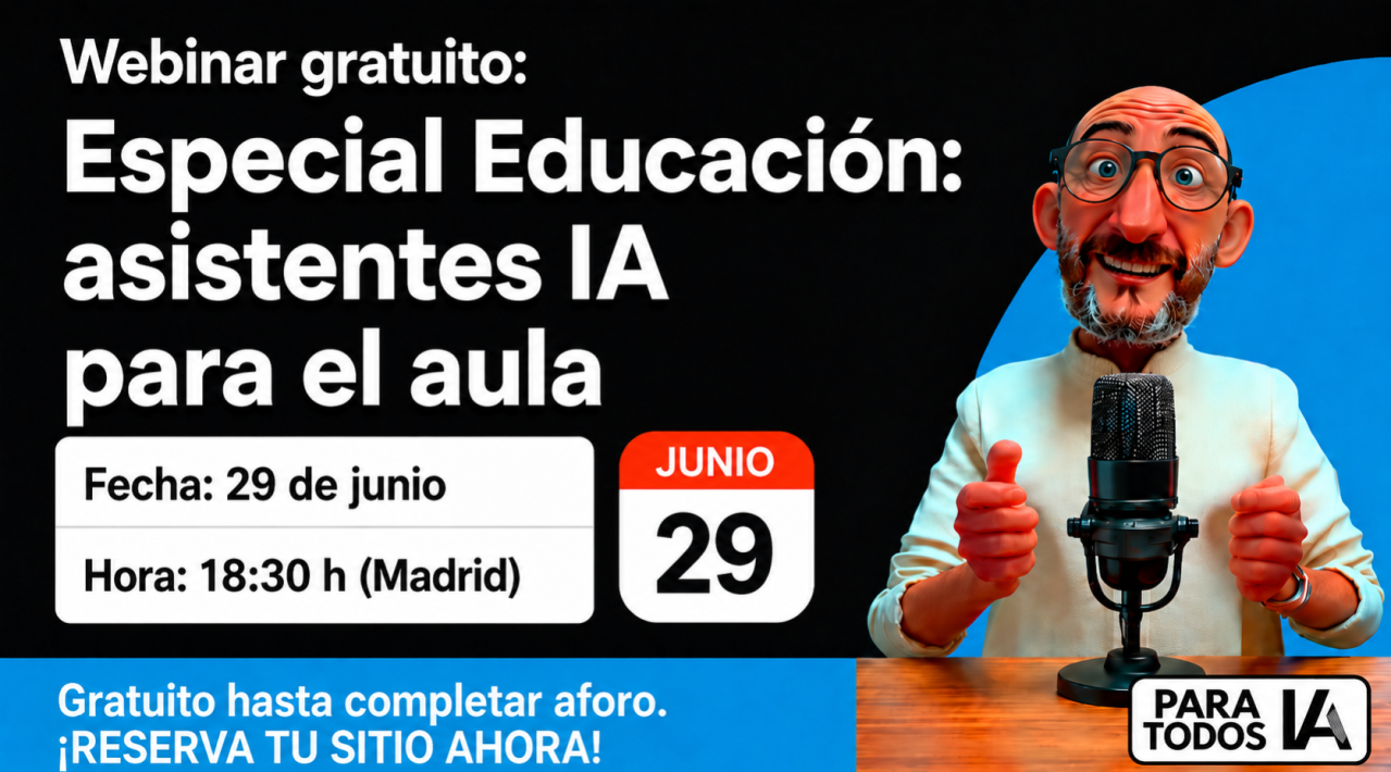 Promoción Webinar Vídeo IA