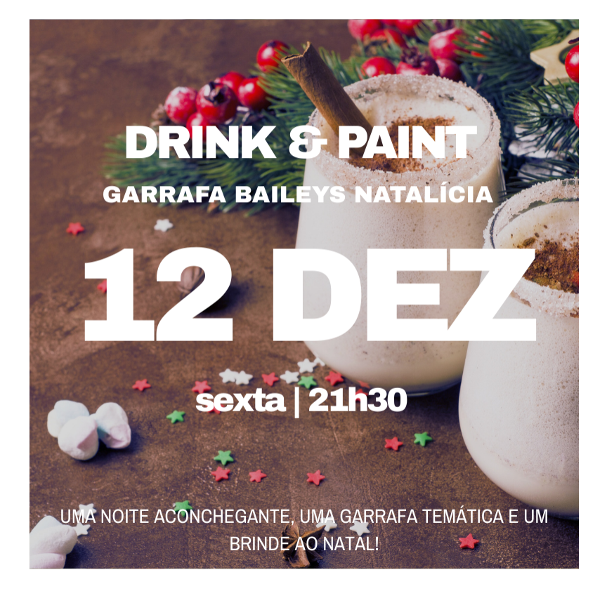 Evento Drink & Paint Mamma Mia na MitoArte em Viseu, noite criativa com vinho e pintura