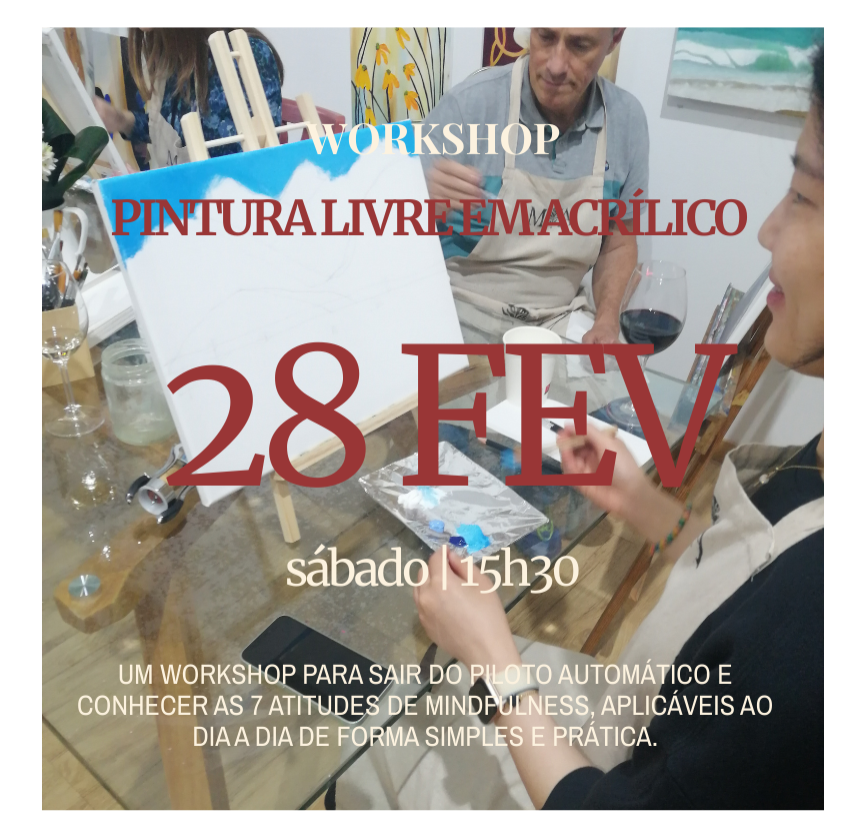 Reservar lugar no evento MitoArte Workshop de pintura livre em acrílico sobre tela na MitoArte
