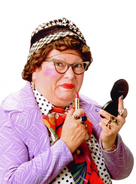 Shirley Best, comedic alter ego of Zandra Bell