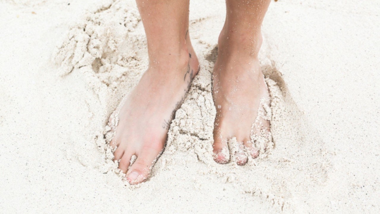 Bare feet