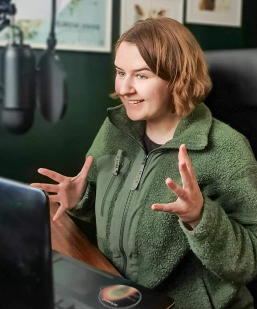 Emma Almquist leder en kurs