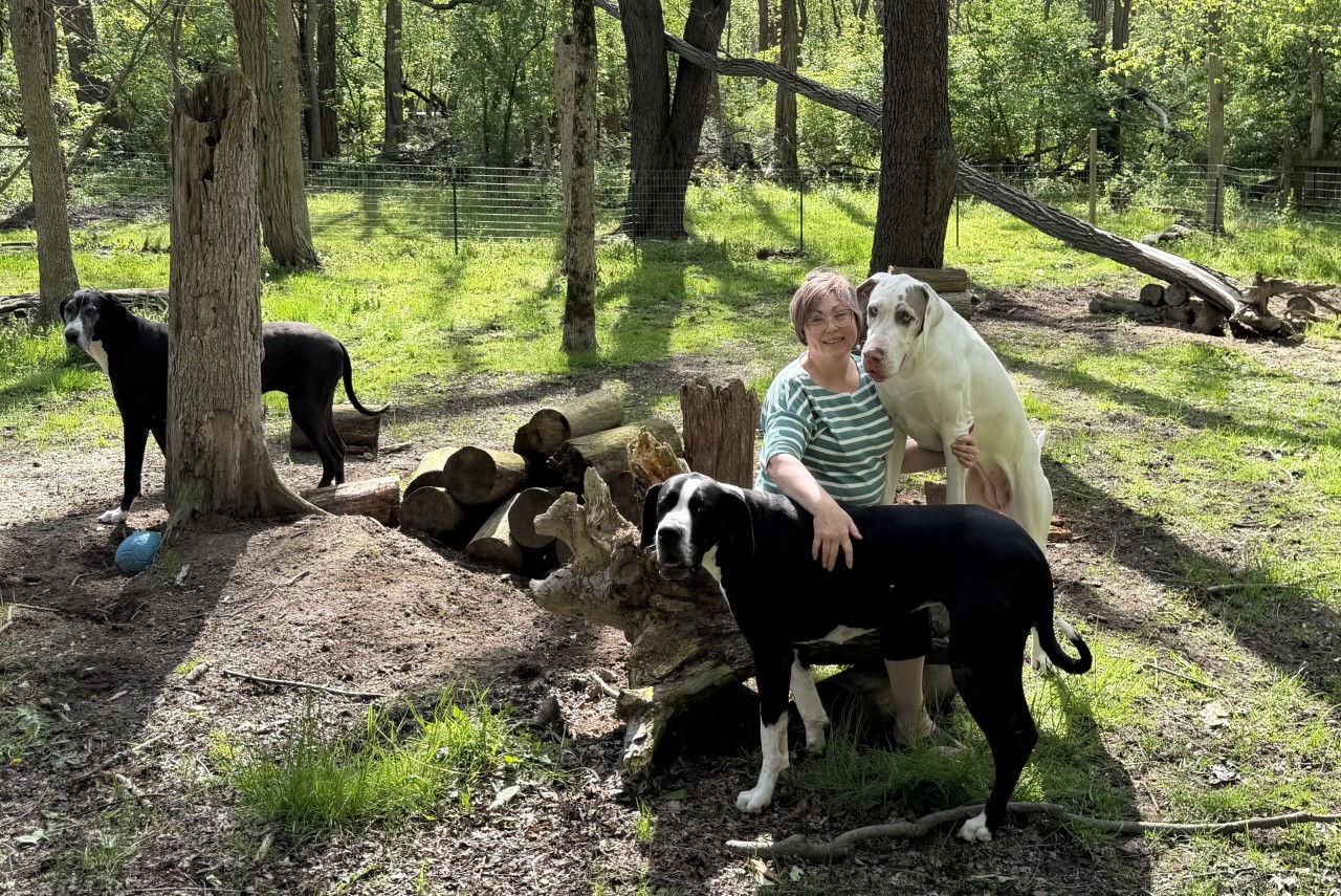 Delores with Ursa, Pandora and Lyra