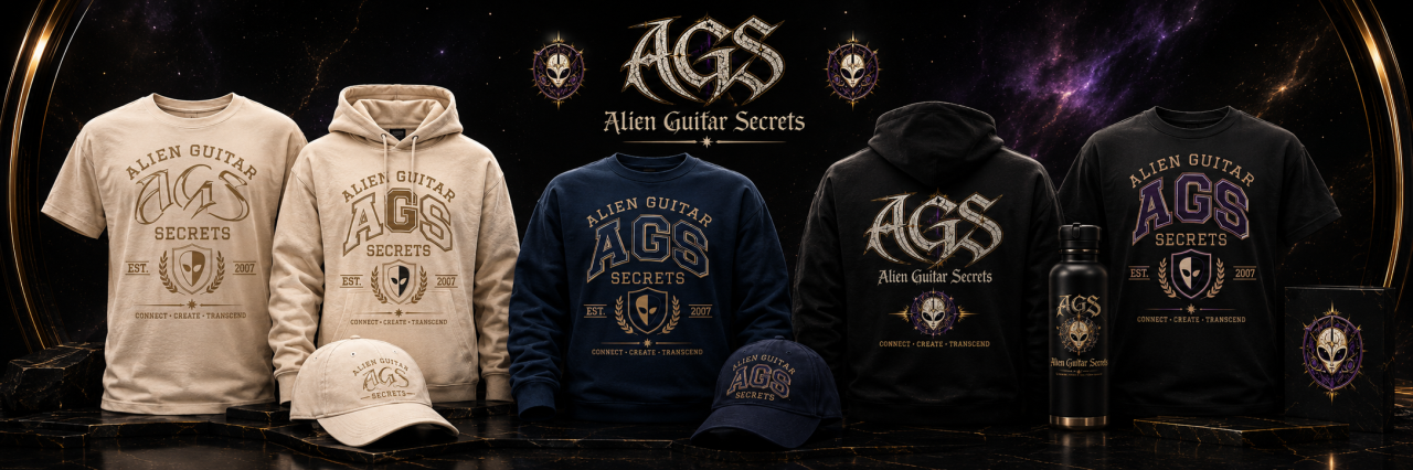 Alien Guitar Secrets Official Merchandise Store