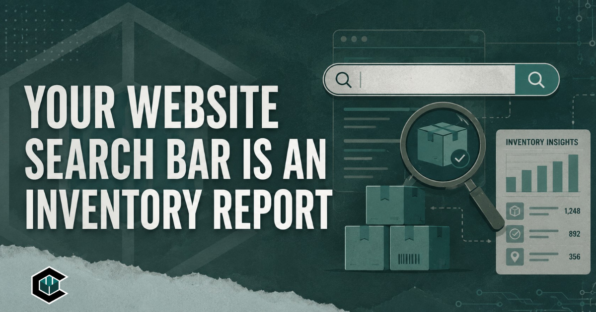 Your Website Search Bar Is an Inventory Report