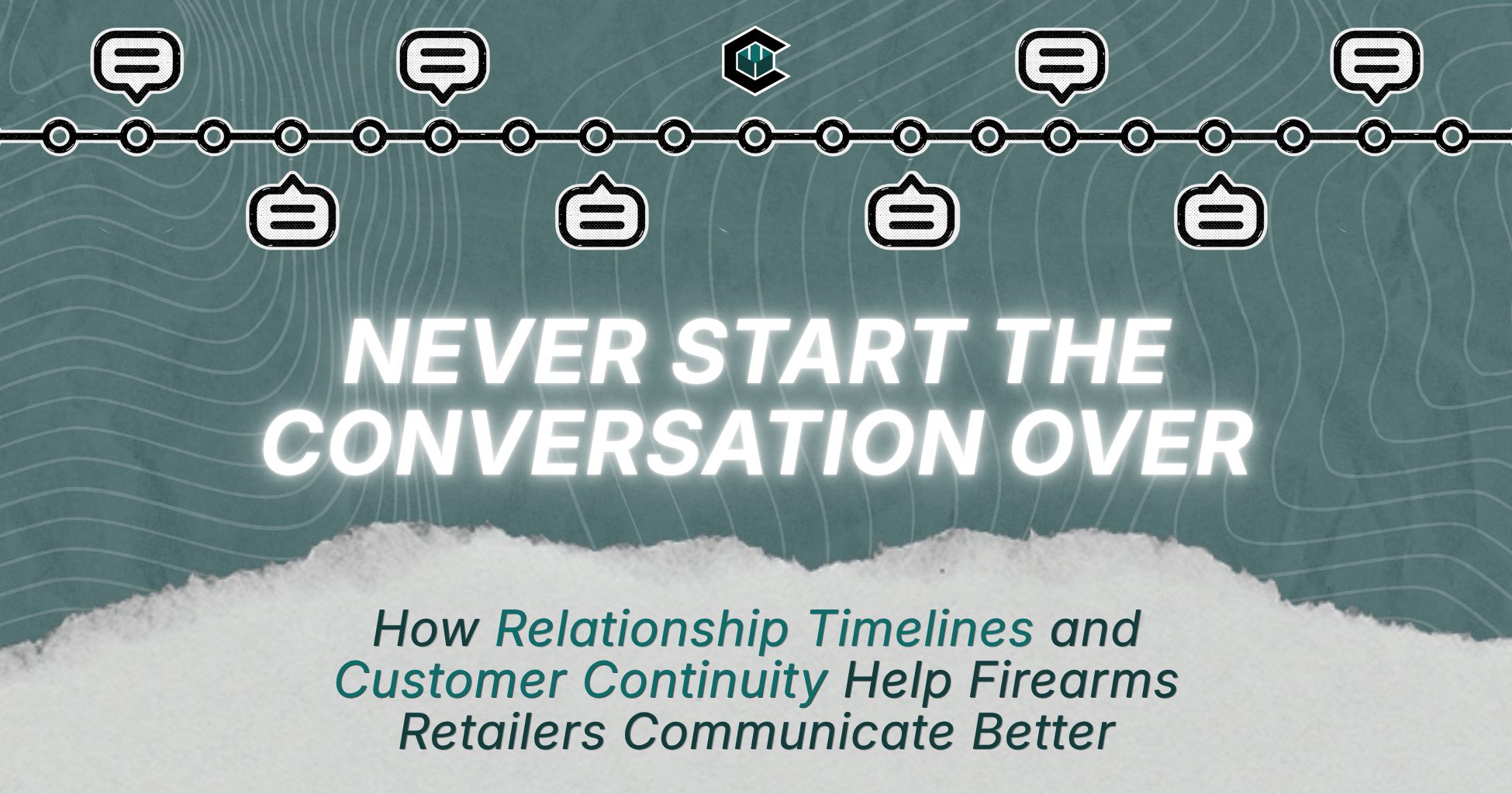 Never Start the Conversation Over
