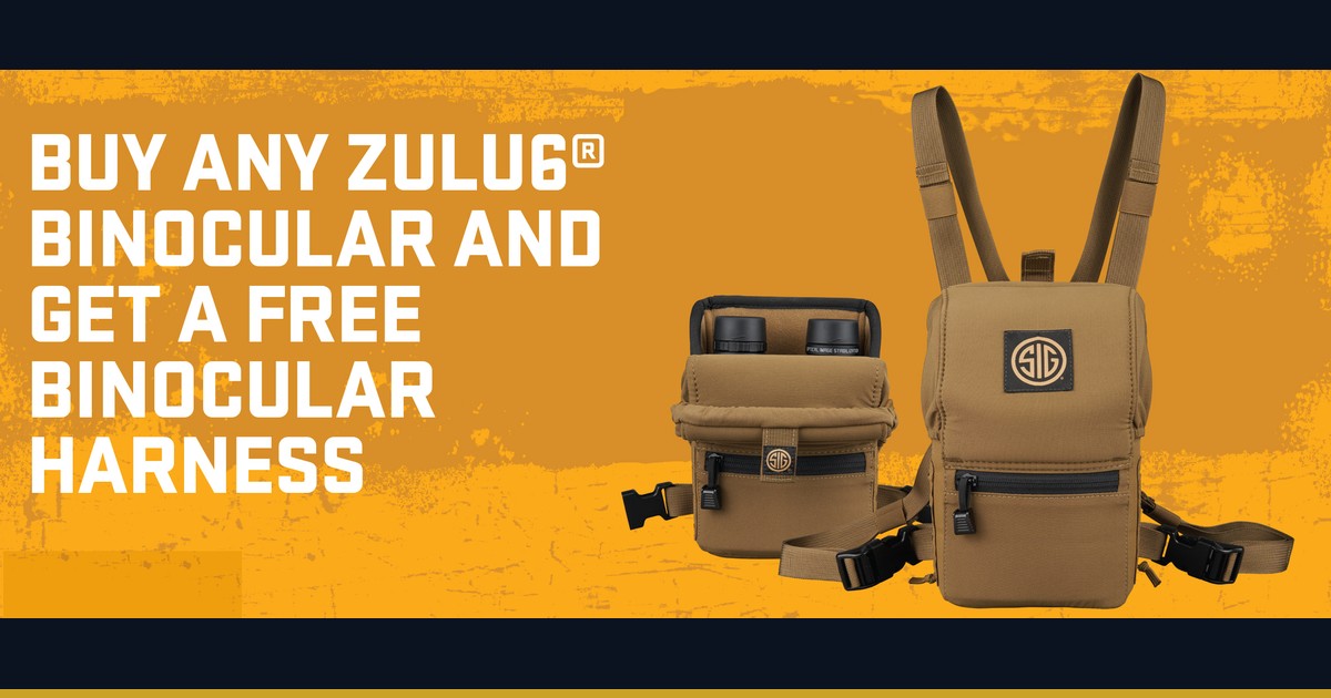 SIG ZULU6 binoculars: a free harness