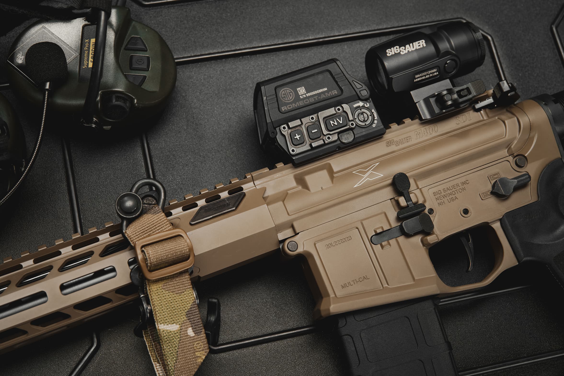 A SIG Sauer rifle