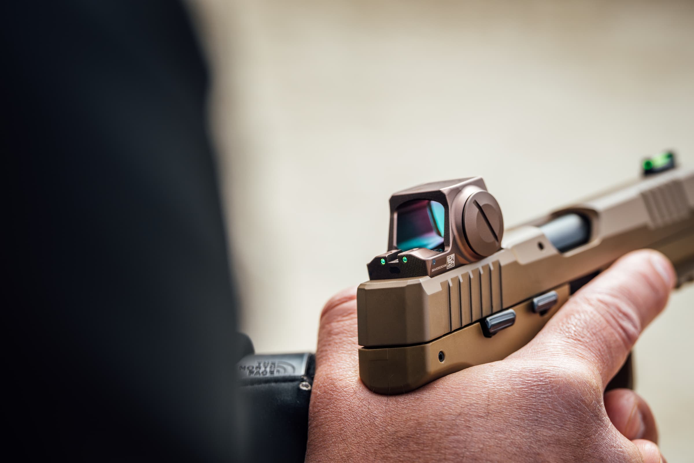 SIG Sauer pistol with a Romeo-X red dot