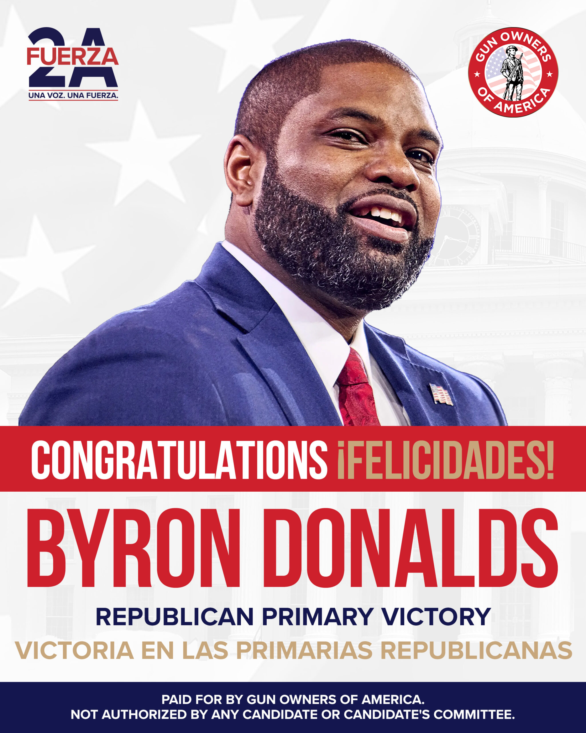 FL VICTORY: Byron Donalds Wins Primary Election