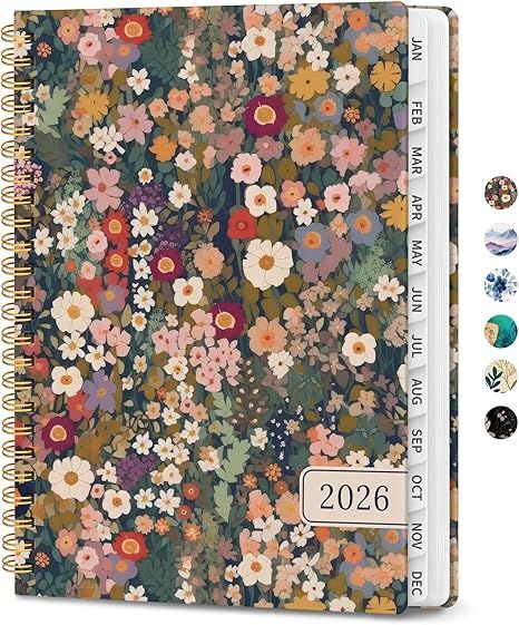 Hardcover 2026 Planner, Weekly and Monthly Calendar