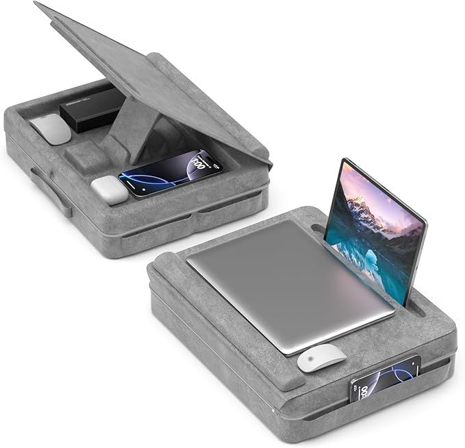 Laptop Table with Storage for Bed & Sofa