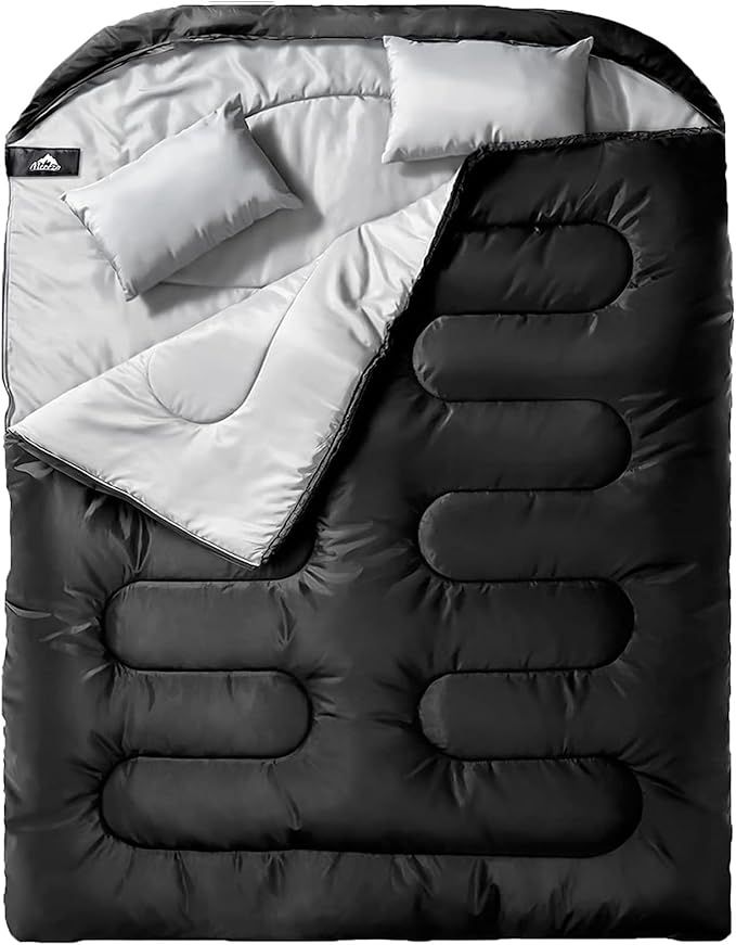 MEREZA Double Sleeping Bag for Adults 